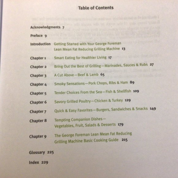 George Foreman's Lean Mean Fat Reducing Grilling Machine Cookbook - Picture 3 of 4